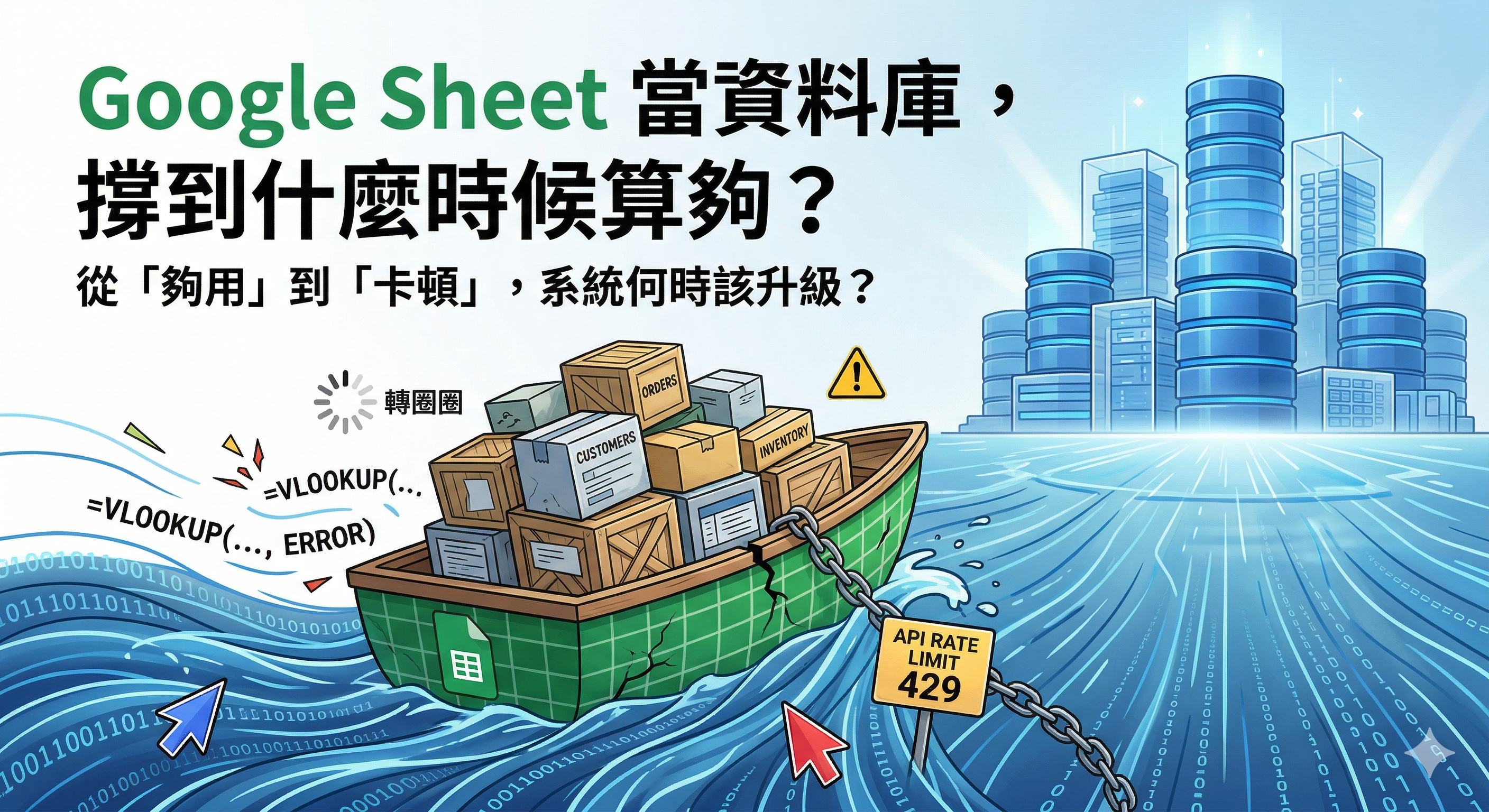 Google Sheet 當資料庫主題封面圖卡